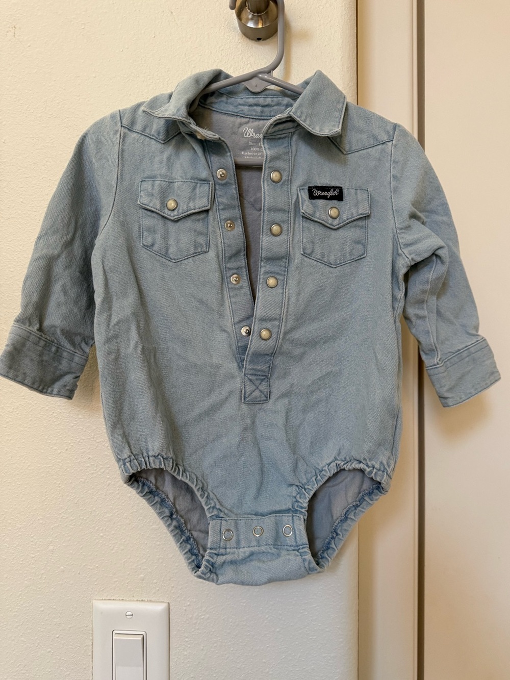 Wrangler Denim Baby Onsie